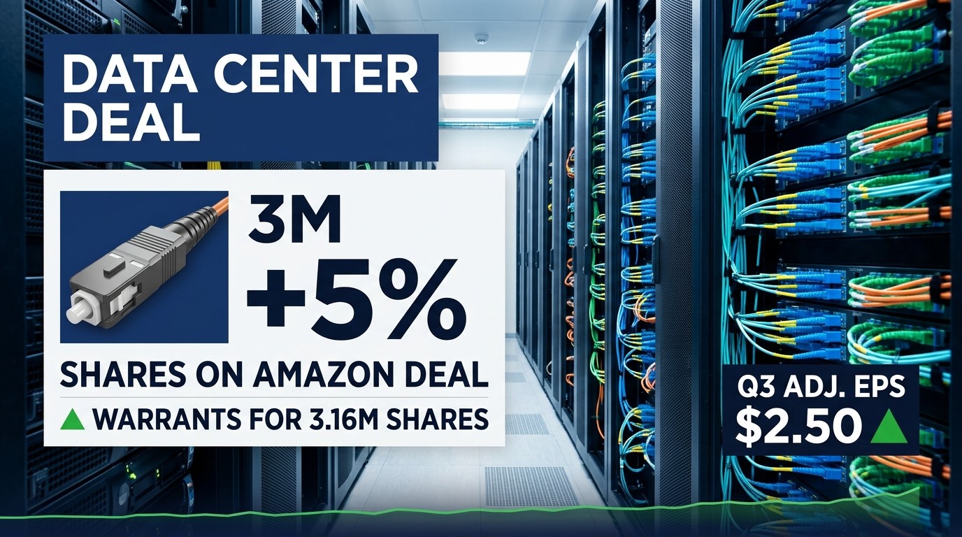 3M Shares Rise 5% on Amazon Data Center Supply Deal — Q3 2026 Adjusted EPS of $2.50 Beats $2.29 Estimate