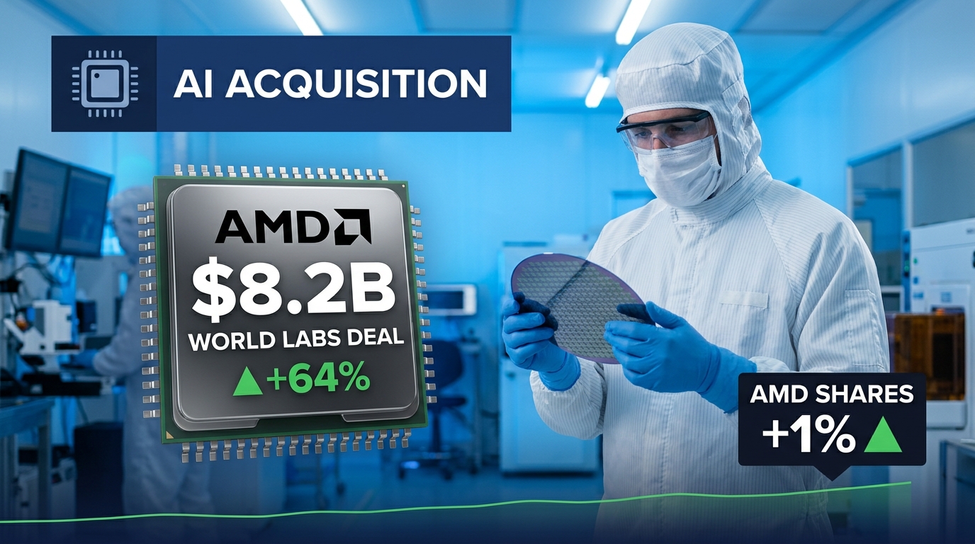 AMD Agrees to Buy Fei-Fei Li's World Labs for $8.2B in Stock — Deal Values Startup 64% Above Its $5B Round Seven Months Ago