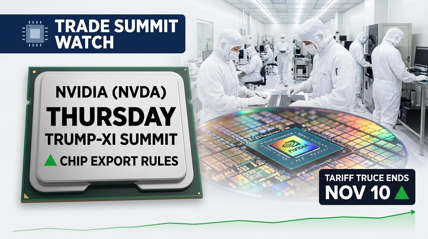 Nvidia Faces Pivotal Week as Trump-Xi Summit Set for Thursday — AI Chip Export Rules Could Reshape China Sales