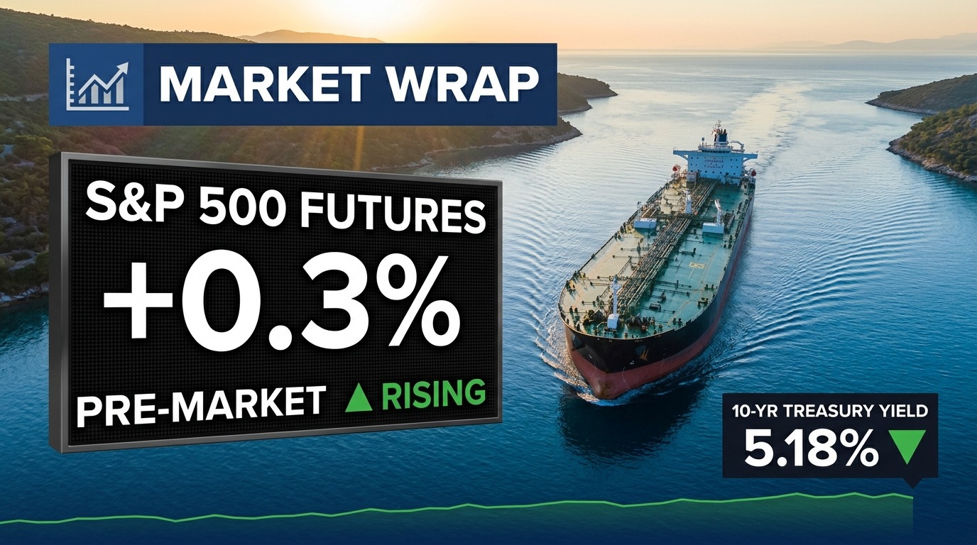 U.S. Stock Futures Rise 0.3–0.7% as Oil Falls Below $100 and 10-Year Yield Eases from 5.22% on Hormuz Talks