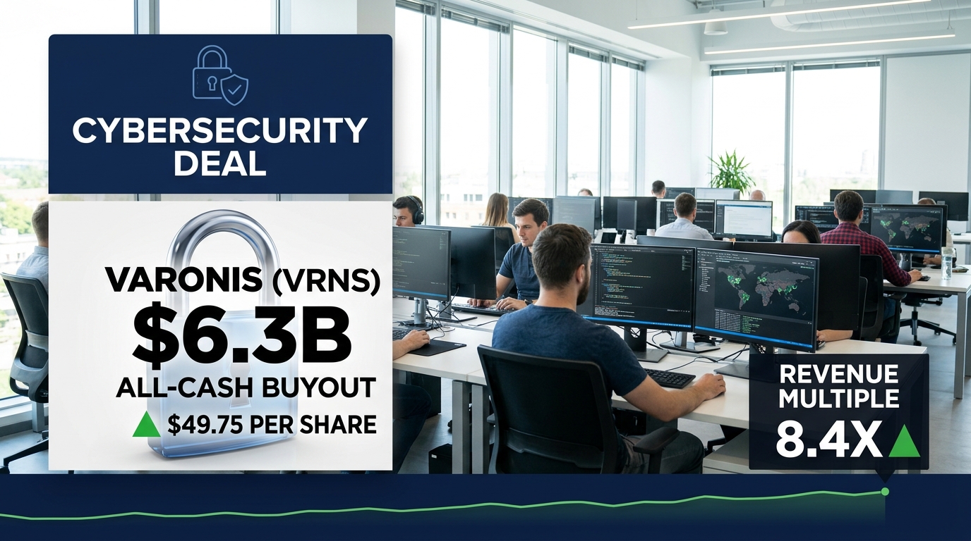 Varonis Agrees to $6.3B Proofpoint Buyout at $49.75 Per Share — Deal Values Cybersecurity Firm at 8.4x Revenue and 53x Free Cash Flow