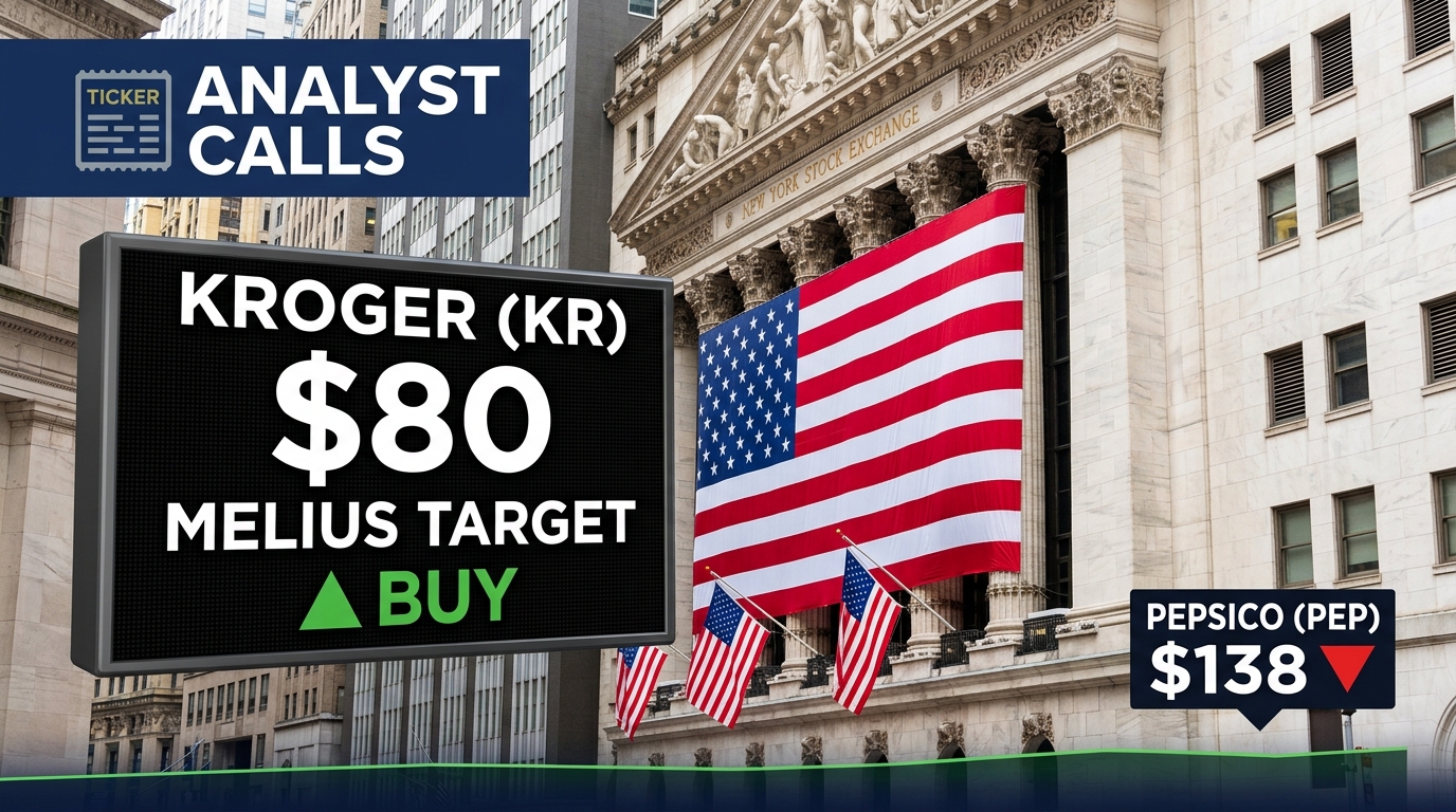 Kroger Upgraded to Buy at Melius With $80 Target — PepsiCo Cut to Neutral at JPMorgan, AutoZone Initiated at Buy With $3,698 Target